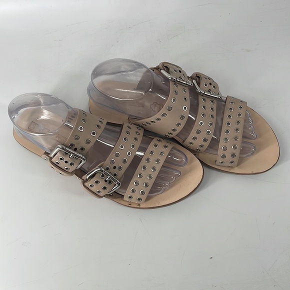 SOL SANA leather sandal slip on slide
Foster Eyelet Ecru sz 7 - Picture 7 of 13